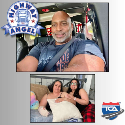 TCA named Norton Transport truck driver Rodney Clay the Highway Angel of 2024
