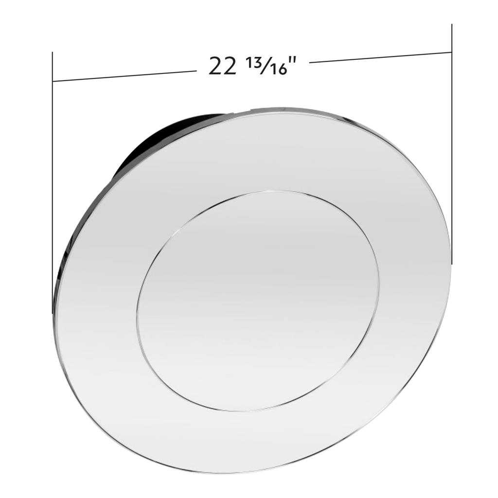 Rear Axle Covers Flat Aero Rear Axle Cover Kit Chrome