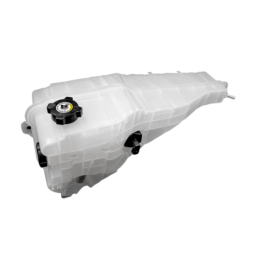 Exterior Pressurized Coolant Reservoir and Level Sensor for