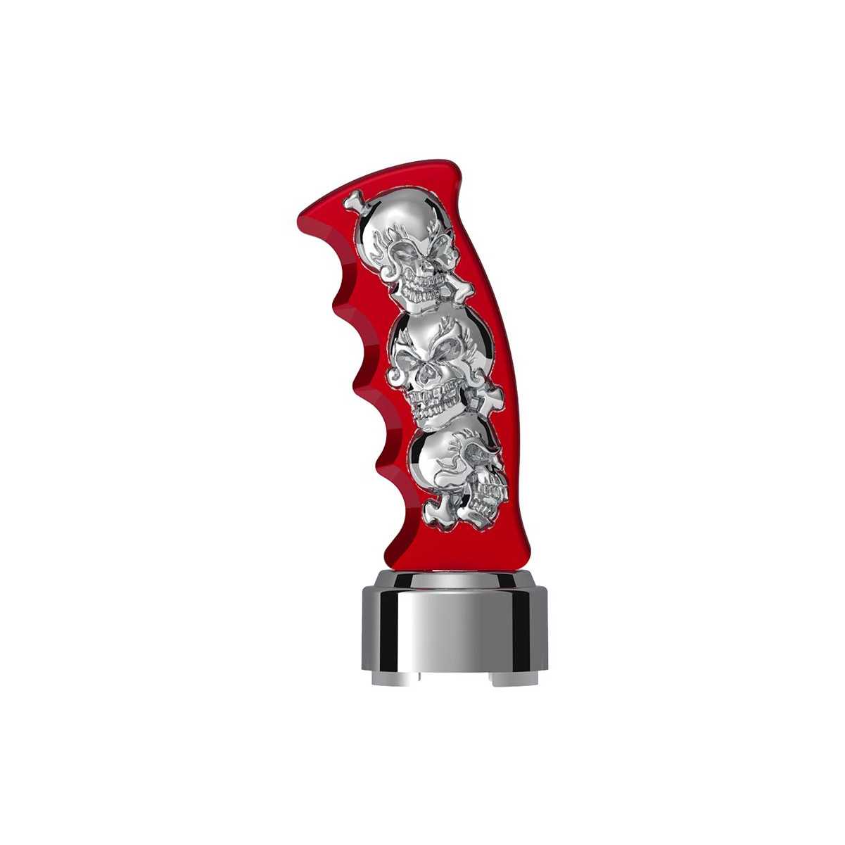 Shifter &amp; Knobs: 3D Skulls Pistol Grip Gearshift Knob with 9/10 Speed ...