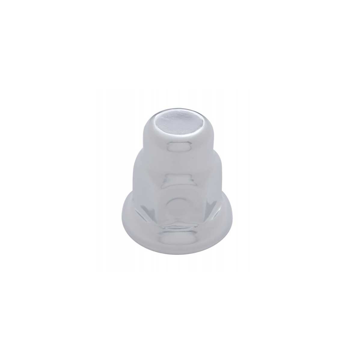 32 mm x 2 Inch Chrome Steel Tall Nut Cover with Flange