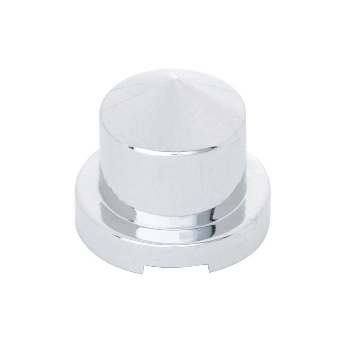 1/2 Inch x 13/16 Inch Chrome Plastic Pointed Nut Cover - Push-On