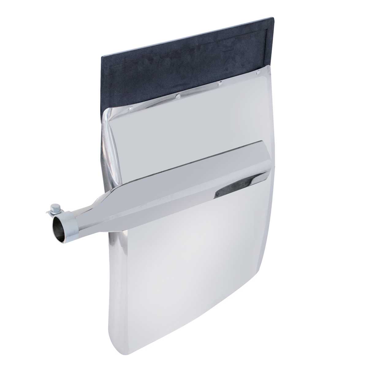 Quarter Fender 24 Inch x 31 Inch Stainless Quarter Fender Set Triangle Bracket