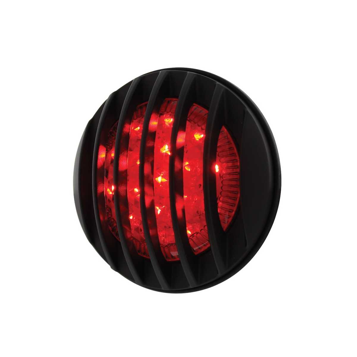 Turning Lights 17 LED Black Grill Tail Light Assembly w/ Flush Mount