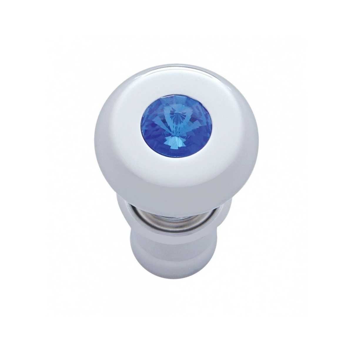 chrome cigarette lighter United Pacific 28480 Chrome Deluxe Cigarette Lighter With Blue Diamond
