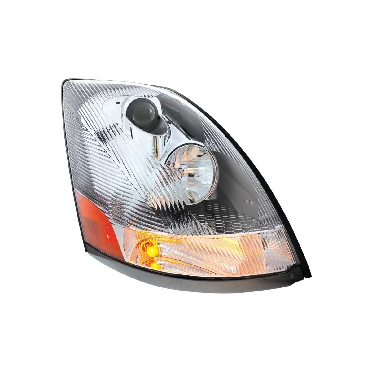 Headlights Headlight for 2004+ Volvo VN/VNL Chrome Passenger