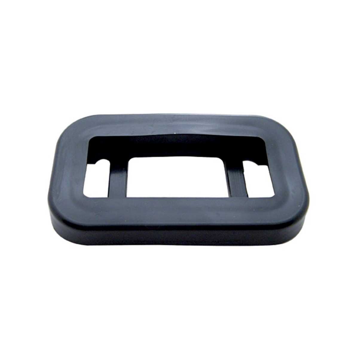 Light Grommets Mini Rectangular Grommet Black Rubber