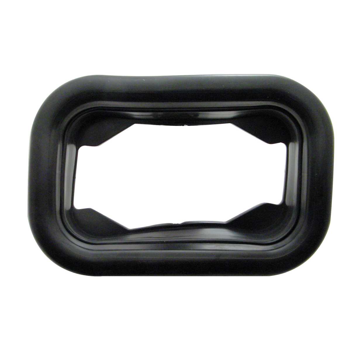 Light Grommets Black Rubber Rectangular Grommet