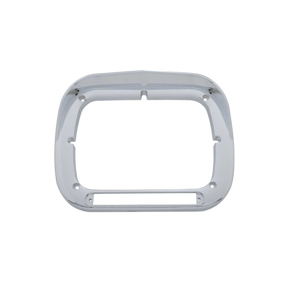 Headlight Bezels Single Headlight Bezel w/ Visor LED Cutout