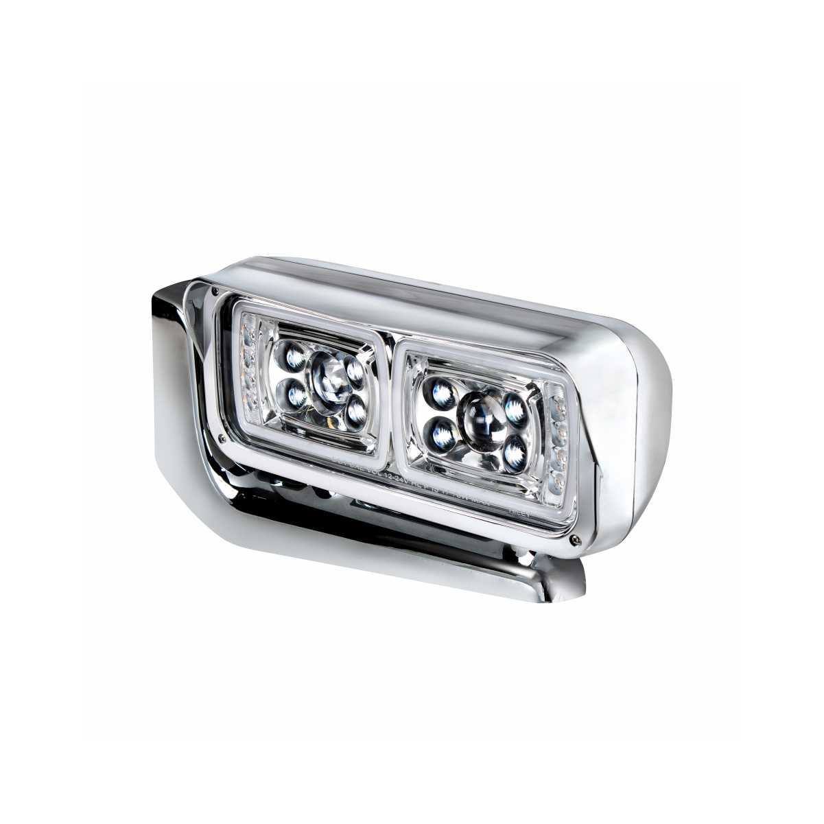 Headlight Assemblies 10 High Power LED Chrome Projection Headlight