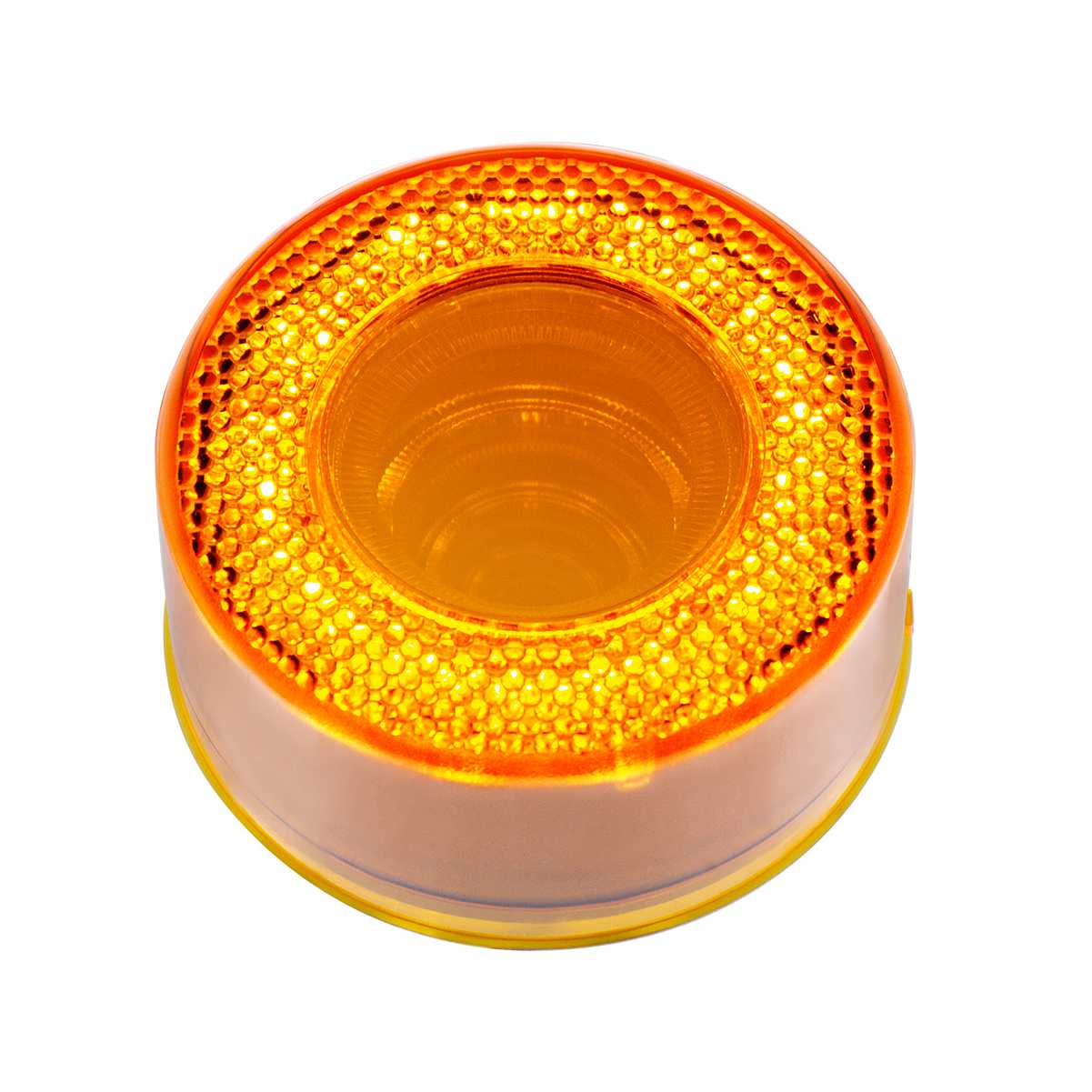 Clearance & Marker Lights 12 Amber LED 21/2 Inch MIRAGE Clearance/Marker Light Amber Lens