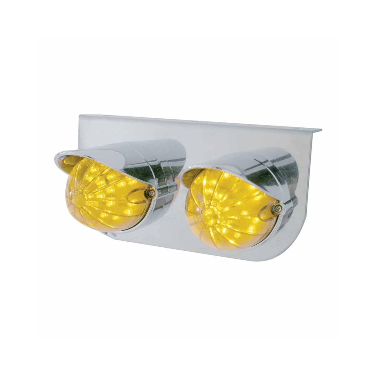 Light Brackets Stainless Bracket w/ LED Grakon 1000 Lights and Visors