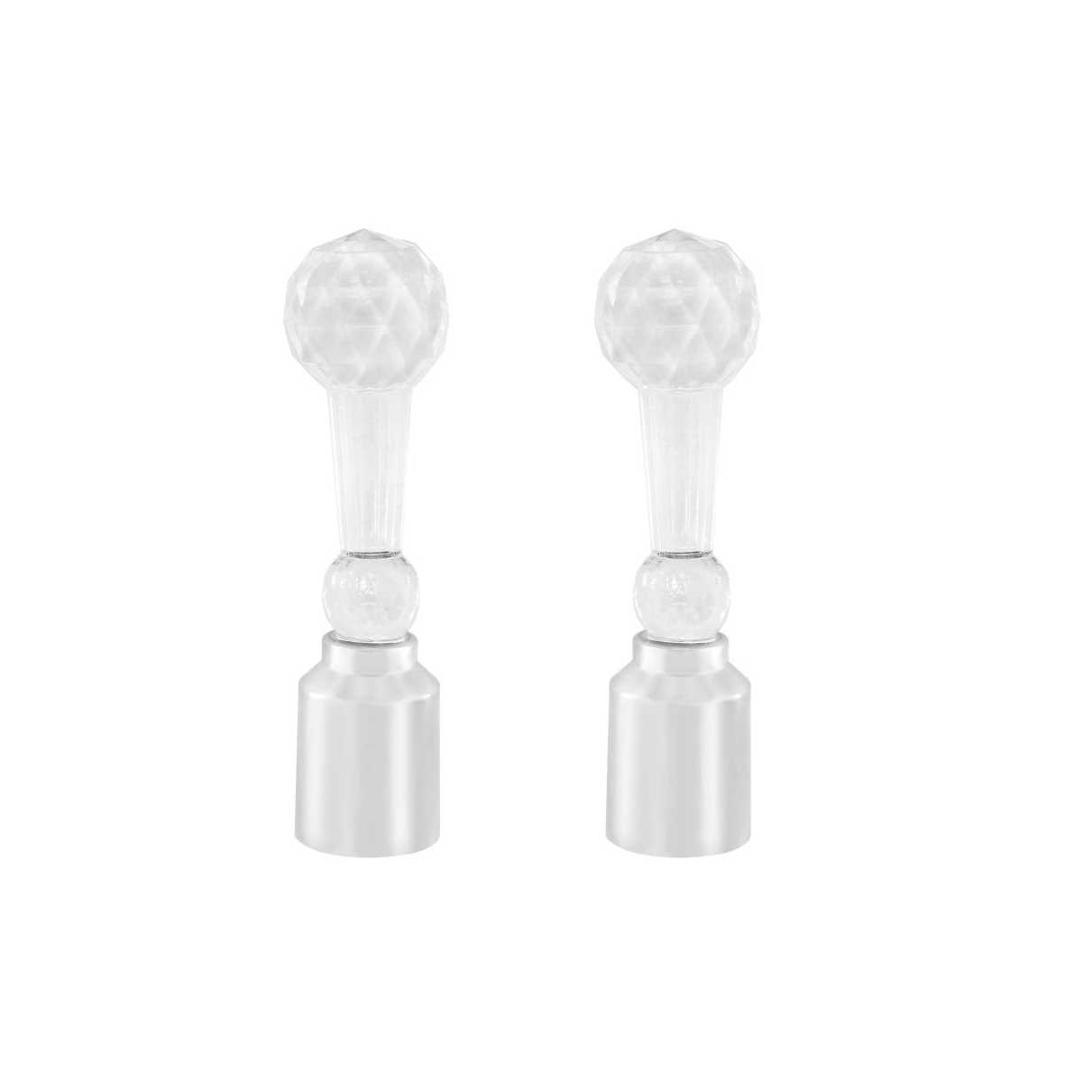 Crystal Ball Tower Bumper Guide Top - Clear (2 Pack)