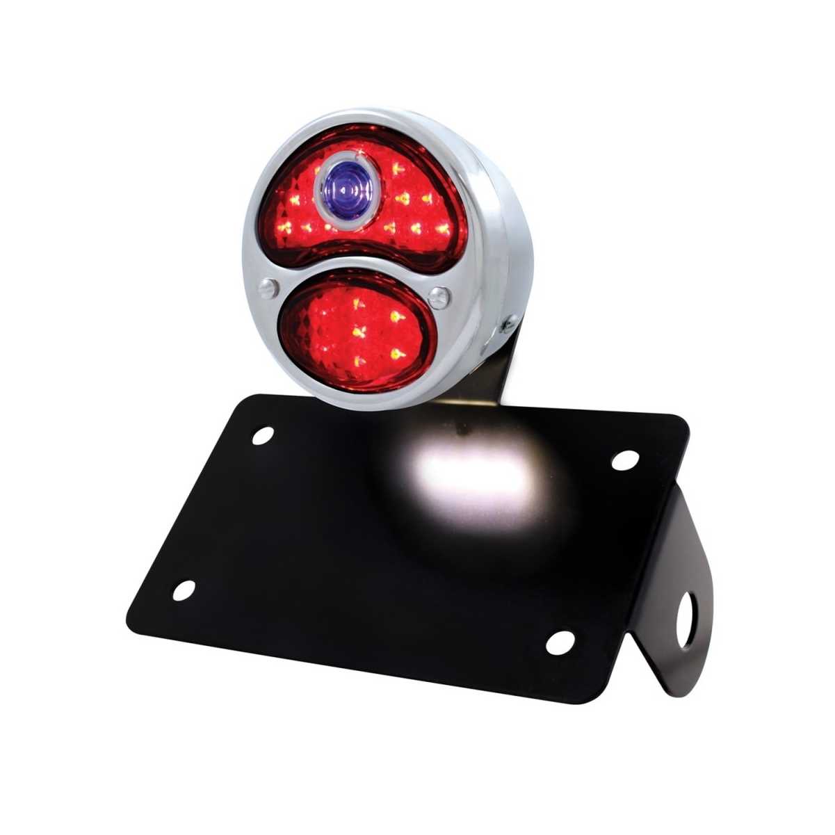 Tail & License Light LED 1928 Ford DUO Lamp w/ Blue Dot Tail Light