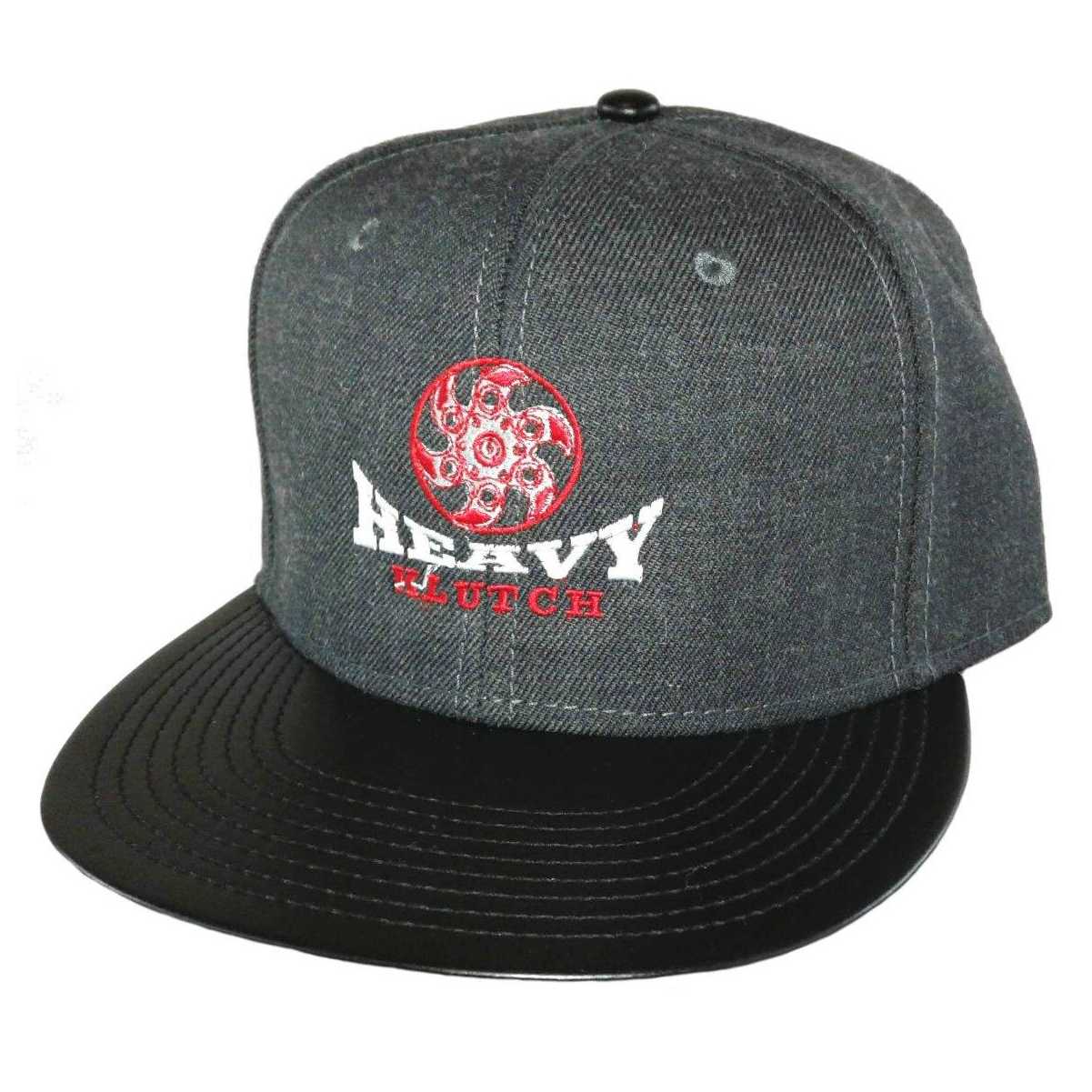 Hats Heavy Klutch Automotive Enthusiast 6 Panel Wool Leather Snapback