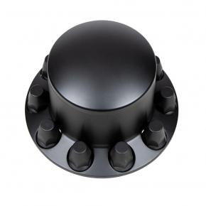 Matte Black Dome Rear Axle Cover with 33mm Thread-on Nut Covers