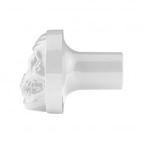 3D Skull Air Valve Knob - Pearl White