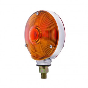 Double Face Turn Signal Light with 1157 Bulb - Amber & Red Lens