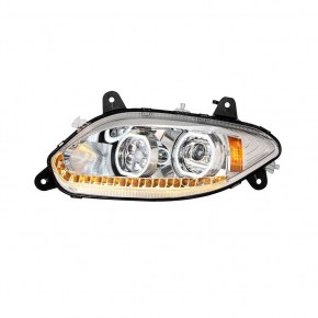 Full LED Headlight for 2018-2023 International LT - Chrome Style - Driver Side