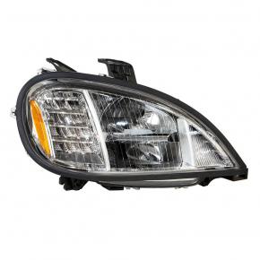 Full LED Headlight for 2001-2020 Freightliner Columbia in Chrome for Passenger Side