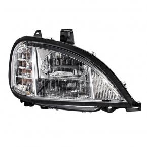Full LED Headlight for 2001-2020 Freightliner Columbia in Chrome for Passenger Side