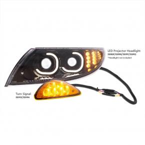 6 LED Rear Facing Turn Signal and Parking Light for International Durastar, 4200, 4300, 4400, and MV for Driver Side