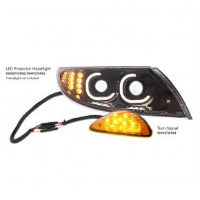 6 LED Rear Facing Turn Signal and Parking Light for International Durastar, 4200, 4300, 4400, and MV for Passenger Side