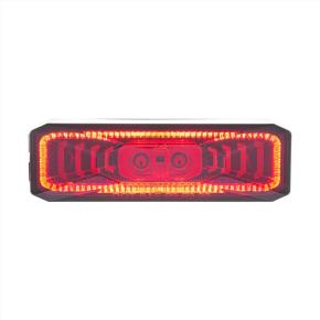 10 Red LED Rectangular Abyss Clearance/Marker Light with Red Lens