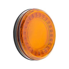 33 Amber LED 4 Inch Round Lumos Turn Signal Light with Amber Lens