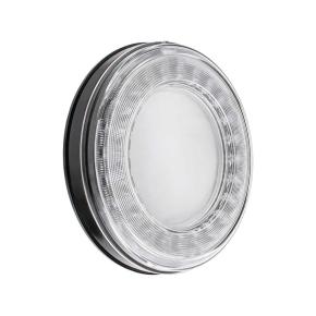 33 White LED 4 Inch Round Lumos Back Up Light with Clear Lens