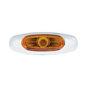 3 Amber LED Viper Eye Clearance Marker Light with Amber Lens