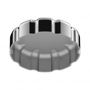 Fuel Cap Cover for Volvo without Key-Lock Cylinder Access in Chrome