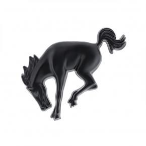 Bucking Horse Emblem in Matte Black