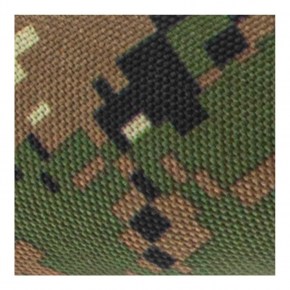 18 Inch Cloth and Suede Camouflage Steering Wheel Cover - Digital Woodland Style