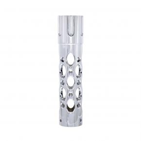 Austin Style Grip with Revolver Cylinder Top Design in Chrome
