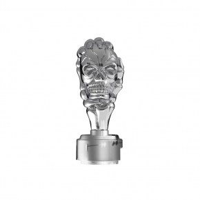 3D Skull Shift Knob with 13/15/18 Speed Adapter in Chrome