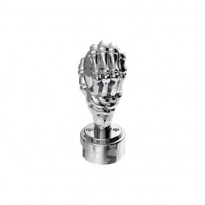 3D Skull Shift Knob with 13/15/18 Speed Adapter in Chrome