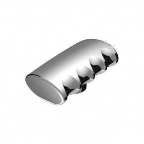 Thread-On T-Shape Gearshift Knob for Eaton Fuller Shifters in Chrome