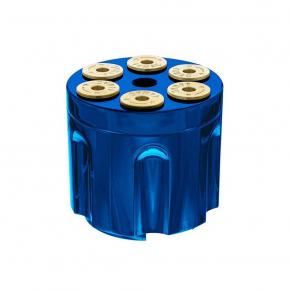 Gun Cylinder 13/15/18 Speed Gearshift Knob - Indigo Blue