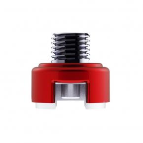 Gearshift Knob Mounting Adapter for Eaton Fuller Style 13/15/18 Speed in Candy Red - Thread-On - Vertical Mount