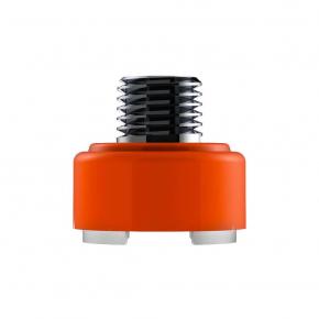 Gearshift Knob Mounting Adapter for Eaton Fuller Style 9/10 Speed in Cadmium Orange - Thread-On - Vertical Mount