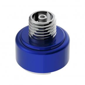 Gearshift Knob Mounting Adapter for Eaton Fuller Style 9/10 Speed in Indigo Blue - Thread-On - Vertical Mount