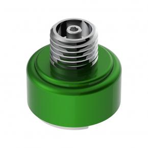 Gearshift Knob Mounting Adapter for Eaton Fuller Style 9/10 Speed in Emerald Green - Thread-On - Vertical Mount