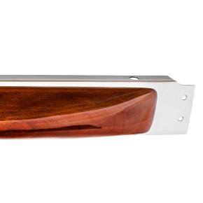 Wood Armrest with Stainless Steel Windowsill Mounting Plate for 2003-2005 Peterbilt