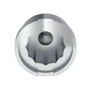 3/4 Inch x 7/8 Inch Chrome Pointed Nut Cover - Push-On