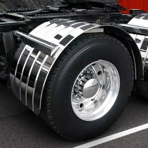80 Inch Stainless Steel Single Axle Fender