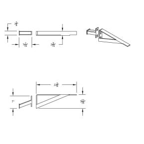 Universal Center Mounting Bracket for Half and Full Tandem Fenders for Passenger