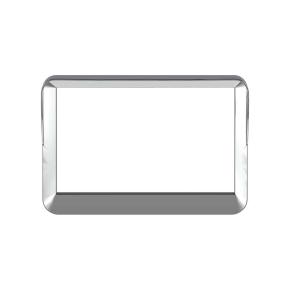 7 Inch Navigation Screen Bezel for 2012-2021 Peterbilt 579 in Chrome