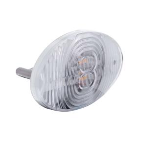 4 Amber LED Fender Turn Signal Light for Freightliner M2 with Clear Lens