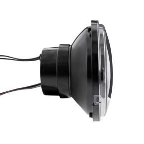 5-3/4 Inch Headlight with 20 High Power LEDs and DRL/Position Light in Black